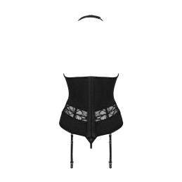 Serafia guépiére et string - Noir XS/S