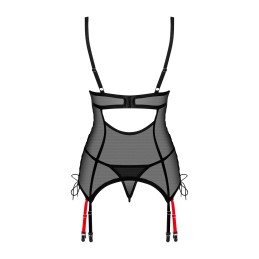 Glandez guépiére et string - Noir XL/XXL