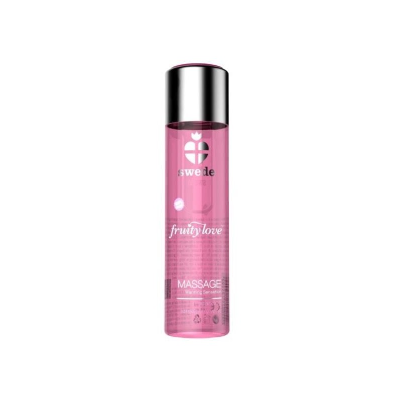 SWEDE - FRUITY LOVE HUILE EFFET CHALEUR FRAISES AU CHAMPAGNE 60 ML SWEDE - FRUITY LOVE HUILE EFFET CHALEUR FRAISES AU CHAMPAGNE 60 ML