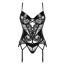 Leonela Corset - Noir L/XL Leonela Corset - Noir L/XL
