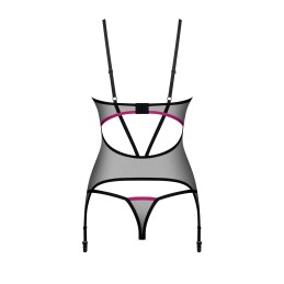 Novenes corset et string - Noir M/L