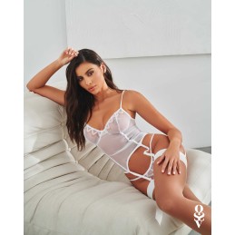 Alissium corset et string - Blancs XL/XXL Alissium corset et string - Blancs XL/XXL
