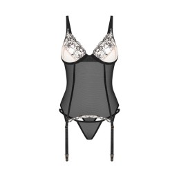 Vila blanes corset et string - Noirs XS/S - Obsessive Exquisite - Lingerie Femme