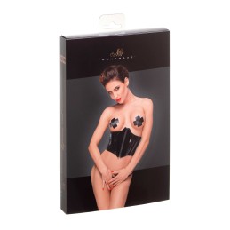 Corset en PVC avec laéage réglable dans le dos XL