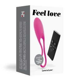 Oeuf vibrant Feel Love - Rose Taille unique Oeuf vibrant Feel Love - Rose Taille unique