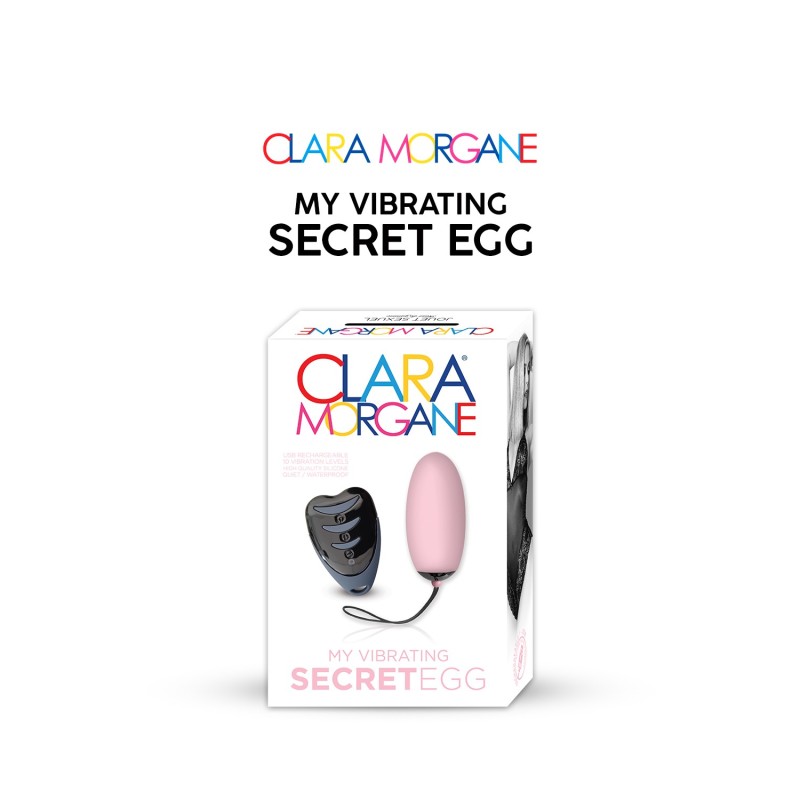 My vibrating secret egg - Rose Taille unique - Clara Morgane - Vibrateurs