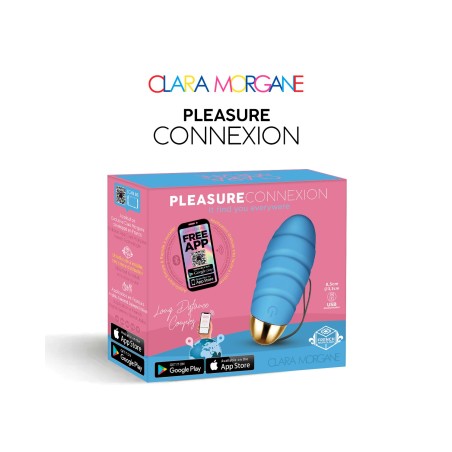 Pleasure connexion bleu - Oeuf vibrant Taille unique - Clara Morgane - Vibrateurs Pleasure connexion bleu - Oeuf vibrant Taille unique - Clara Morgane - Vibrateurs
