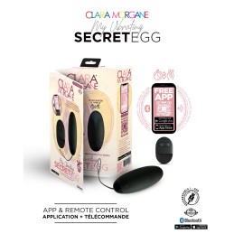 My vibrating secret egg - Noir Taille unique - Clara Morgane - Vibrateurs