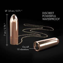 Vibromasseur Dorcel Discreet Pleasure - Or Taille unique Vibromasseur Dorcel Discreet Pleasure - Or Taille unique