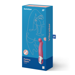 Vibromasseur Satisfyer Vibes Petting Hippo - Rose Vibromasseur Satisfyer Vibes Petting Hippo - Rose