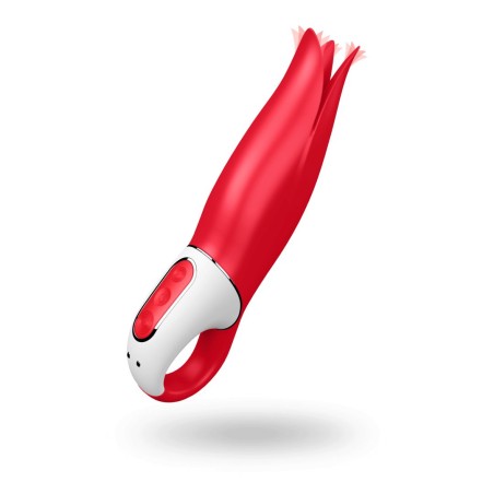 Vibromasseur Satisfyer Vibes Power Flower - Rouge  - Satisfyer - Vibrateurs