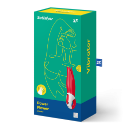 Vibromasseur Satisfyer Vibes Power Flower - Rouge