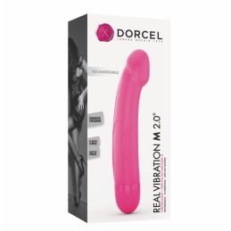 Vibromasseur Real Vibration M 22 cm 2.0 - Rose Taille unique