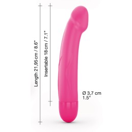 Vibromasseur Real Vibration M 22 cm 2.0 - Rose Taille unique