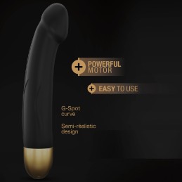 Vibromasseur Real Vibration M 22 cm 2.0 - Noir et Or Taille unique