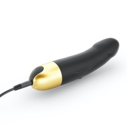 Vibromasseur Real Vibration S 16 cm 2.0 - Noir et Or Taille unique