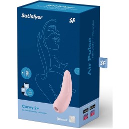 Stimulateur connecté Satisfyer Curvy 2+ - Rose Taille unique