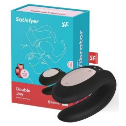 Stimulateur connecté pour couple Satisfyer Double Joy - Noir  - Satisfyer - Vibrateurs