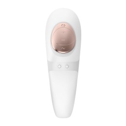 Stimulateur vibromasseur Satisfyer Pro 4 Couples - Blanc et Or rose Stimulateur vibromasseur Satisfyer Pro 4 Couples - Blanc et Or rose
