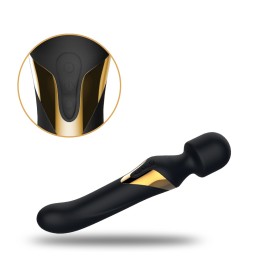 Stimulateur vibromasseur Dual Orgasms - Noir et Or Taille unique
