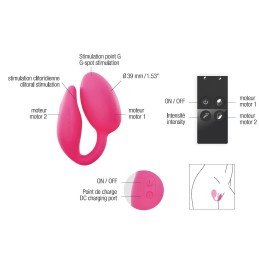 Wonderlove - Jouet pour couple télécommandé Taille unique Wonderlove - Jouet pour couple télécommandé Taille unique