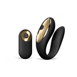 Stimulateur Perfect Lover - Noir et Or Taille unique - Dorcel - Vibrateurs