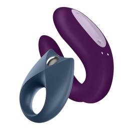 Partner box 2 - vibromasseur et cockring pour couples Taille unique - Satisfyer - Vibrateurs
