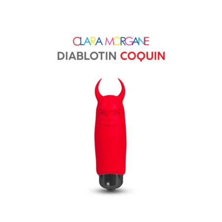 Mini vibromasseur Diablotin Coquin Clara Morgane - Rouge Taille unique - Clara Morgane - Vibrateurs