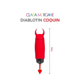 Mini vibromasseur Diablotin Coquin Clara Morgane - Rouge Taille unique - Clara Morgane - Vibrateurs
