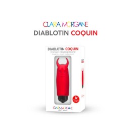 Mini vibromasseur Diablotin Coquin Clara Morgane - Rouge Taille unique