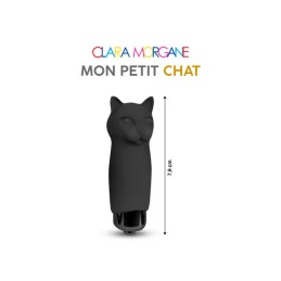 Mini vibromasseur Mon petit chat Clara Morgane - Noir Taille unique - Clara Morgane - Vibrateurs