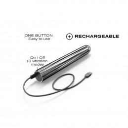 Vibromasseur Dorcel Silver Star 2.0 19 cm - Argent Taille unique Vibromasseur Dorcel Silver Star 2.0 19 cm - Argent Taille unique