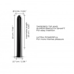 Vibromasseur Dorcel Black Muse 2.0 19 cm - Noir Taille unique - Dorcel - Vibrateurs