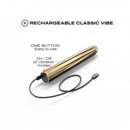 Vibromasseur Dorcel Golden Boy 2.0 19 cm - Or Taille unique Vibromasseur Dorcel Golden Boy 2.0 19 cm - Or Taille unique