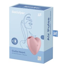 Stimulateur Satisfyer Cutie Heart - Rose Stimulateur Satisfyer Cutie Heart - Rose