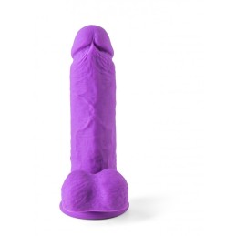 VIBROMASSEUR RéALISTE "R12" 14.4CM AVEC TéLéCOMMANDE VIOLET