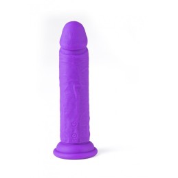 VIBROMASSEUR RéALISTE "R15" FLESH 16.5CM AVEC TéLéCOMMANDE violet  - Virgite - Vibrateurs