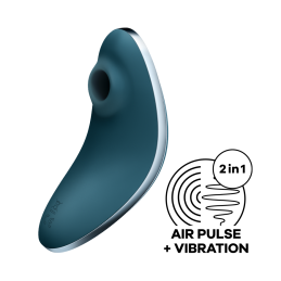 Vulva Lover Stimulateur et vibromasseur Satisfyer - Bleu Taille unique - Satisfyer - Vibrateurs