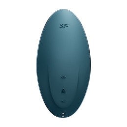 Vulva Lover Stimulateur et vibromasseur Satisfyer - Bleu Taille unique