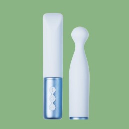 Aquamarine - The naughty collection - Vibromasseur é téte interchangeable Bleu  - Honey Play box - Vibrateurs