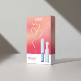 Aquamarine - The naughty collection - Vibromasseur é téte interchangeable Bleu Aquamarine - The naughty collection - Vibromasseur é téte interchangeable Bleu