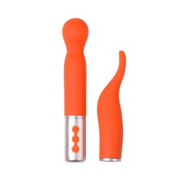 Partschinite - The naughty collection - Vibromasseur é téte interchangeable Orange  - Honey Play box - Vibrateurs