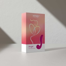 Angel - Vibromasseur 3 en 1 point G et léchage du clitoris - Rose Angel - Vibromasseur 3 en 1 point G et léchage du clitoris - Rose