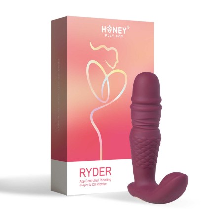 Ryder - Vibromasseur et va et vient double stimulation avec application  - Honey Play box - Vibrateurs