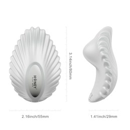 Pearl Blanc - Vibromasseur magnétique contrélé par application Pearl Blanc - Vibromasseur magnétique contrélé par application