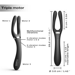 Vibromasseur Infinite Joy - Noir Taille unique
