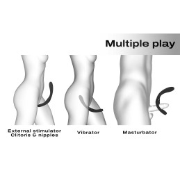 Vibromasseur Infinite Joy - Noir Taille unique