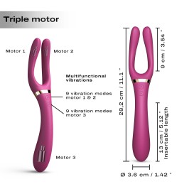 Vibromasseur Infinite Joy - Prune Taille unique