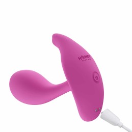Oly 2 Vibromasseur é pression et application controlable avec le voix Rose