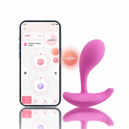 Oly 2 Vibromasseur é pression et application controlable avec le voix Rose